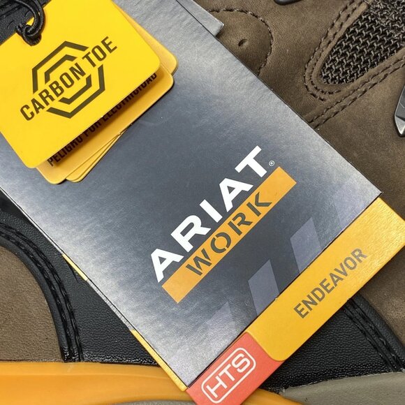 Ariat Endeavor 6” H2O Carbon Toe Work Boots 9D - Picture 3 of 12